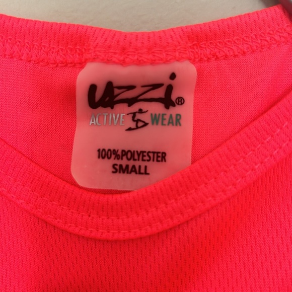 Uzzi Active UPF 50 Bright Coral Active Wear Shirt Short Size Small Boy/Girl - Picture 8 of 8